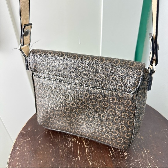 Guess Brown Crossbody Monogram Purse - Picture 8 of 9